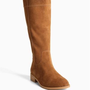 TORRID GENUINE SUEDE KNEE-HIGH BOOTS
